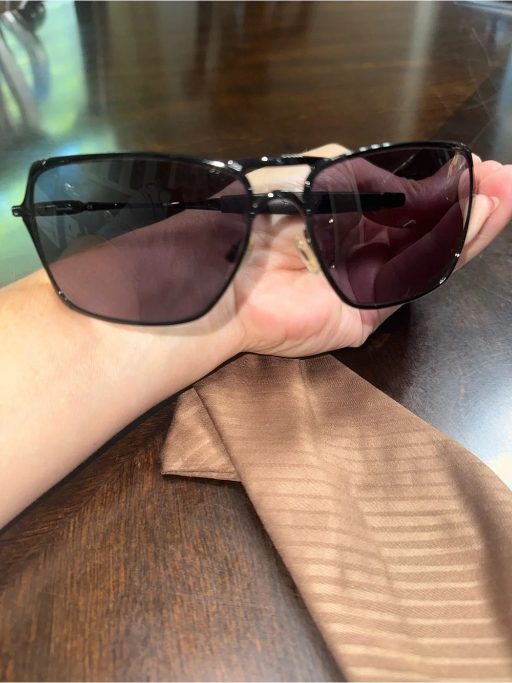 Oakley Inmate Black Frame Black Lens Pilot Sunglasses